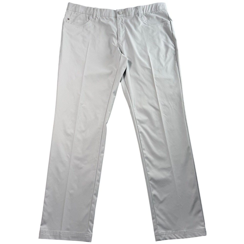 Columbia Golf Pants Mens 38x32 Gray Omni-Wick Lie Angle Performance Travel - Picture 3 of 8
